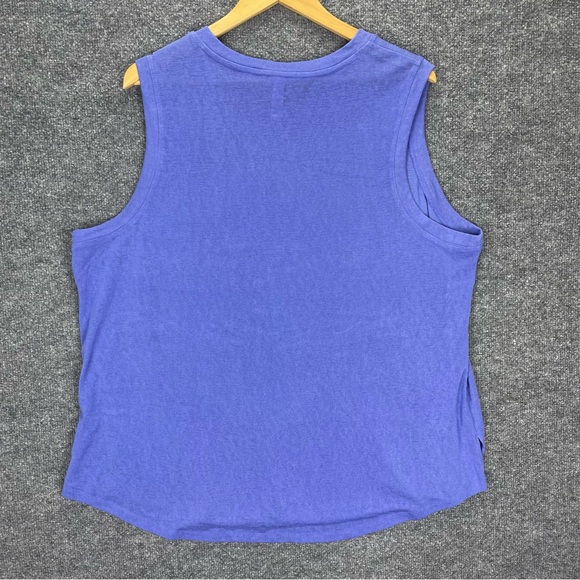 Athleta Breezy Tank Women’s Plus 2X Deep Sky Blue Sleeveless Lightweight Hiking - Picture 2 of 7